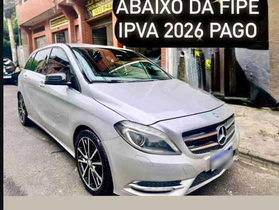 MERCEDES-BENZ B 200 1.6 SPORT TURBO GASOLINA 4P AUTOMÁTICO